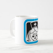 Krankenschwester-Symbol Kaffeetasse (Vorderseite Links)