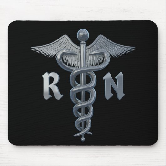 Krankenschwester-Symbol Mousepad (Vorne)