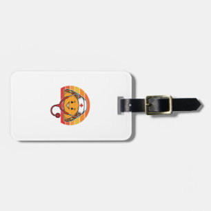 Krankenschwester Taco Retro Vintage Gravur Design_ Gepäckanhänger