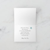 Krankenschwester-Tageskarte -- Mit Blumen Dankeskarte (Innenseite)