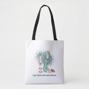 Krankenschwester-Tasche. Ich gebe Spritzen und zwe Tasche