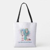 Krankenschwester-Tasche. Ich gebe Spritzen und zwe Tasche (Rückseite)
