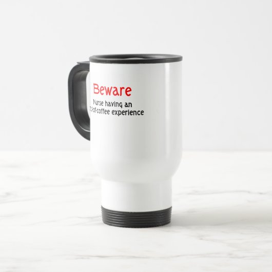 Krankenschwester-Tasse Reisebecher (Vorderseite Links)