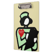 Krankenschwester-Thema-medizinische Klemmbretter (Links)