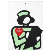 Krankenschwester-Thema-medizinische Klemmbretter (Rückseite)