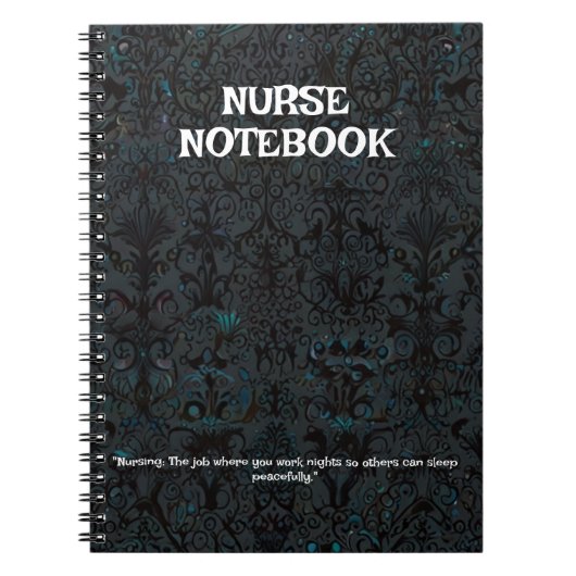 Krankenschwester-Thema Notizblock (Vorderseite)