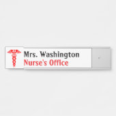 Krankenschwester-themenorientierte Türschild (Vorderseite )
