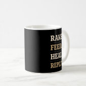 Krankenschwester-Therapiepferde sind meine Therapi Kaffeetasse (VorderseiteRechts)