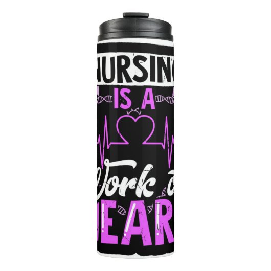 Krankenschwester Thermosbecher (Vorderseite)