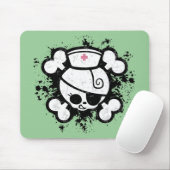 Krankenschwester-Transportwagen platsch Mousepad (Mit Mouse)