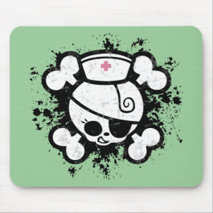 Krankenschwester-Transportwagen platsch Mousepad