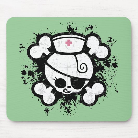 Krankenschwester-Transportwagen platsch Mousepad (Vorne)