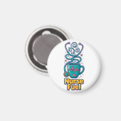 Krankenschwester-Treibstoff-Magnet Magnet (Vorderseite/Rückseite)