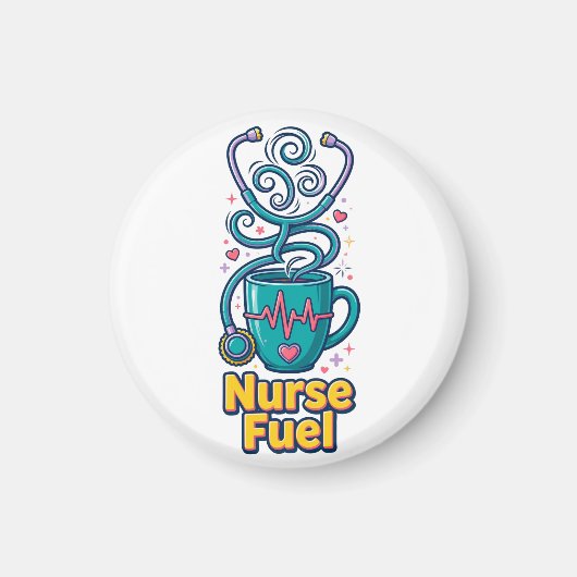 Krankenschwester-Treibstoff-Magnet Magnet (Vorne)