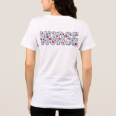 Krankenschwester Tri-Blend Shirt (Rückseite)