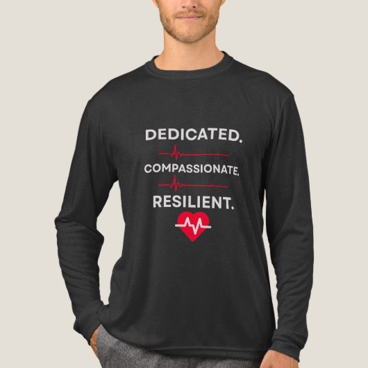 Krankenschwester Tri-Blend Shirt (Vorderseite)