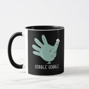 Krankenschwester Truthahn Gobble Squad Notaufnahme Tasse