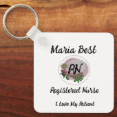 Krankenschwester und Krankenpfleger Schlüsselanhänger (Vorderseite)