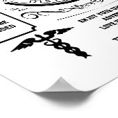 Krankenschwester und Krankenschwester verlassend K Poster (Ecke)