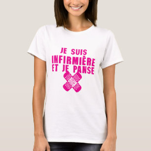 Krankenschwester und Pflaster T-Shirt