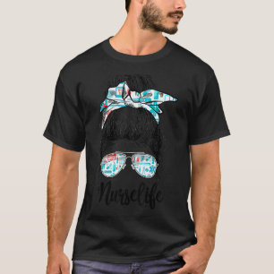 Krankenschwester Unordentlicher Knoten Krankenpfle T-Shirt