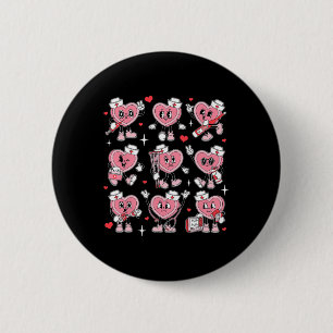 Krankenschwester Valentine Candy Heart Er Icu Nicu Button