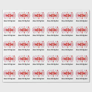 Krankenschwester Valentine XOXO Verband Stethoskop Geschenkpapier
