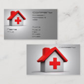 Krankenschwester Visitenkarte (Vorne/Hinten)