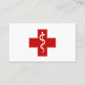 Krankenschwester Visitenkarte (Rückseite)