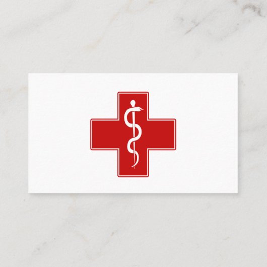 Krankenschwester Visitenkarte (Rückseite)