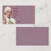 KRANKENSCHWESTER-VISITENKARTE 1 VISITENKARTE (Vorne/Hinten)