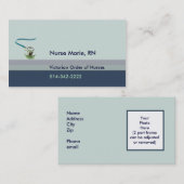 Krankenschwester-Visitenkarte Visitenkarte (Vorne/Hinten)