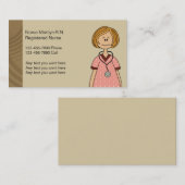 Krankenschwester-Visitenkarten Visitenkarte (Vorne/Hinten)