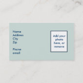 Krankenschwester-Visitenkarten Visitenkarte (Rückseite)