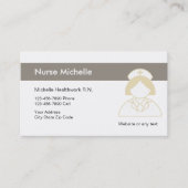 Krankenschwester-Visitenkarten Visitenkarte (Vorderseite)