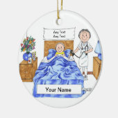 Krankenschwester - Weibliche Keramikornament (Links)