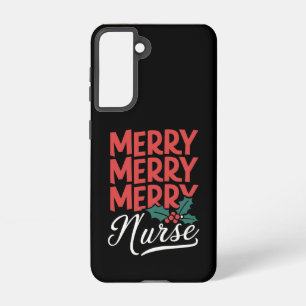 Krankenschwester Weihnachten Fröhliche Krankenschw Samsung Galaxy Hülle