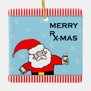 Krankenschwester-Weihnachten Keramikornament