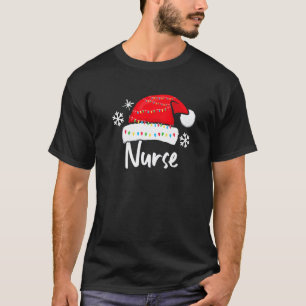 Krankenschwester Weihnachten Santa Familie passend T-Shirt