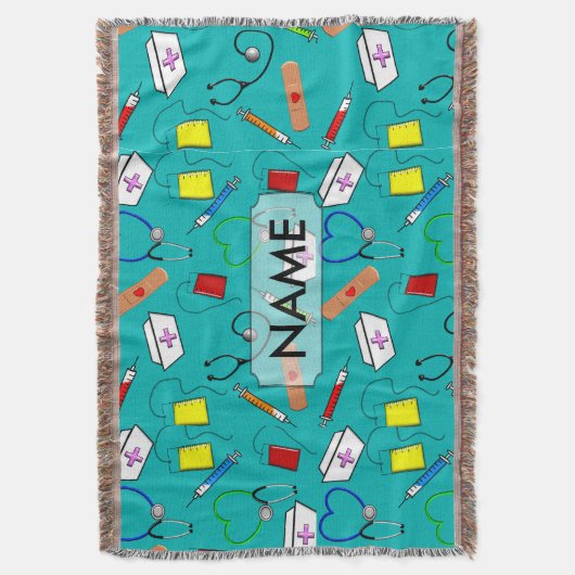 Krankenschwester Werkzeuge gesponnenes umfassendes Decke (Vorderseite Vertikal)