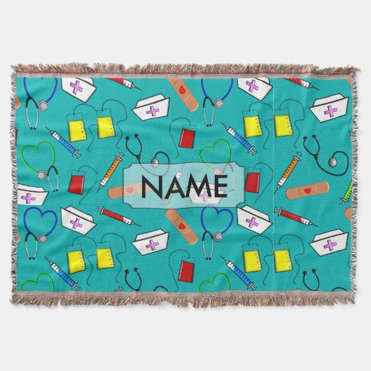 Krankenschwester Werkzeuge gesponnenes umfassendes Decke (Vorderseite)