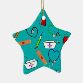 Krankenschwester-Werkzeuge Keramikornament (Rechts)