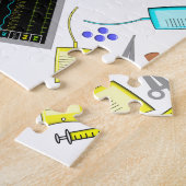 Krankenschwester-Werkzeuge Puzzle (Seite)