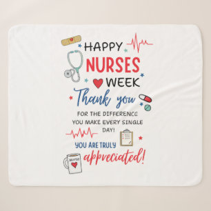 Krankenschwester-Woche Schild Druckbar Wertschätzu Sherpadecke