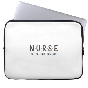 Krankenschwester-Zitat-Shirt-Design Vektorgrafik_1 Laptopschutzhülle