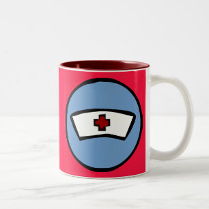 Krankenschwester Zweifarbige Tasse