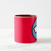 Krankenschwester Zweifarbige Tasse (Mittel)