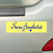Krankenschwesteranesthetist-Geschenke Autoaufkleber (Auf Auto)