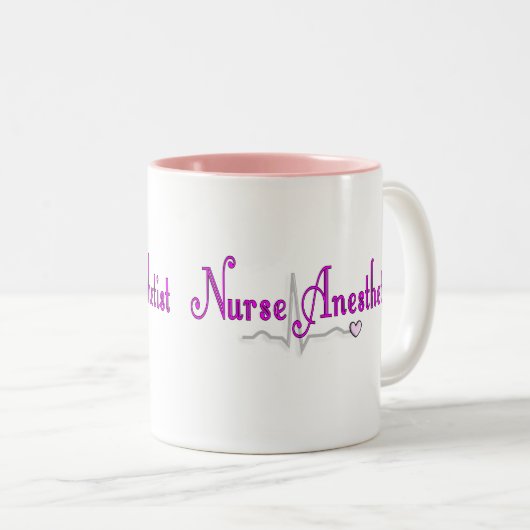 Krankenschwesteranesthetist-Geschenke Zweifarbige Tasse (VorderseiteRechts)