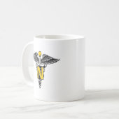 KrankenschwesterCaduceus Kaffeetasse (Vorderseite Links)